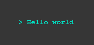 Hello world!